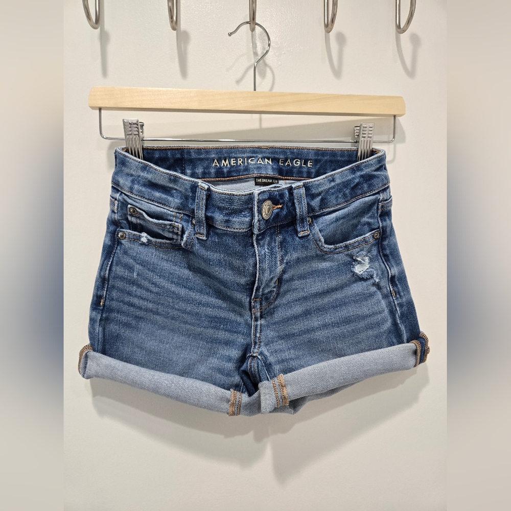 American Eagle Outfitters Women's Blue Denim Shorts